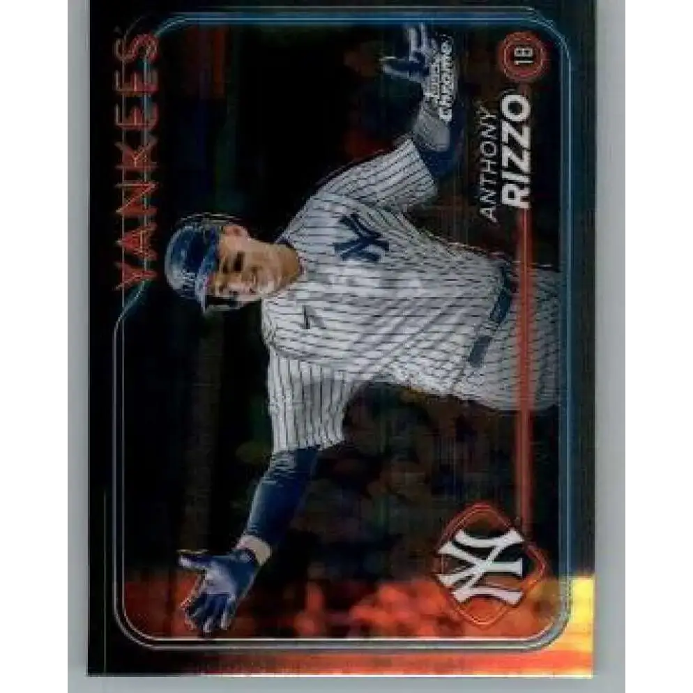 2024 Topps Chrome #127 Anthony Rizzo NM-MT New York Yankees Baseball Card - Baseball Card Single