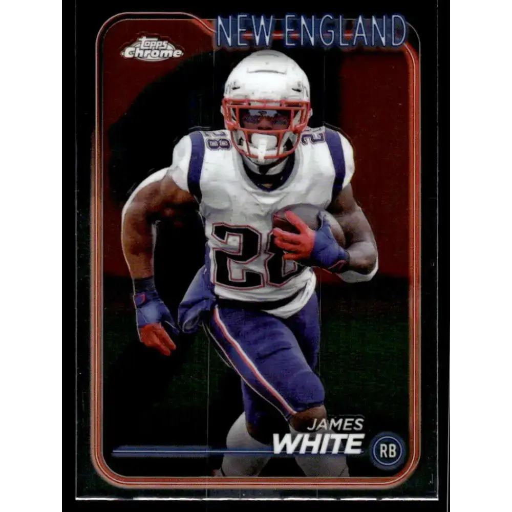 2024 Topps Chrome #127 James White NM-MT New England Patriots Football Card - Football Card Single