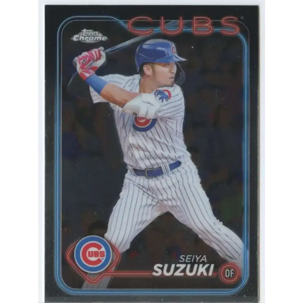 2024 Topps Chrome #13 Seiya Suzuki NM-MT Chicago Cubs Baseball Card - Baseball Card Single