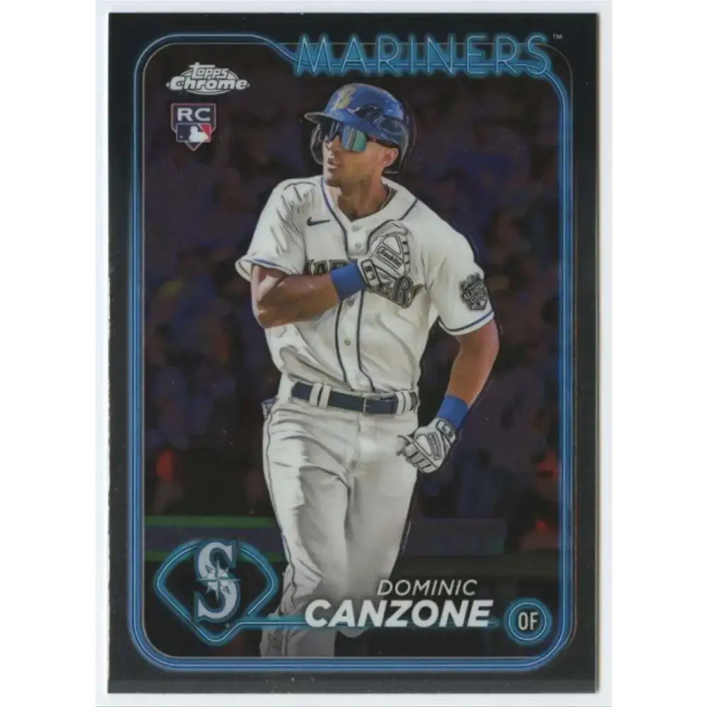 2024 Topps Chrome #133 Dominic Canzone NM-MT RC Rookie Seattle Mariners Baseball Card - Baseball Card Single
