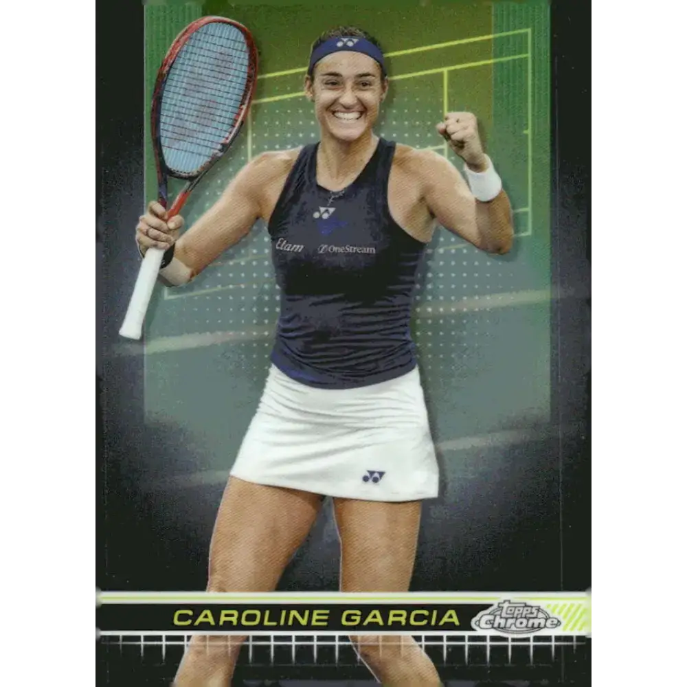 2024 Topps Chrome #14 Caroline Garcia EX Excellent Tennis Card - Other