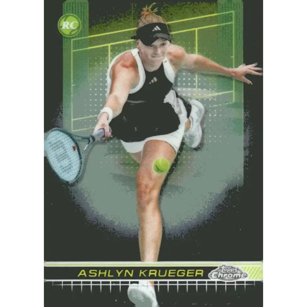 2024 Topps Chrome #140 Ashlyn Krueger EX Excellent RC Rookie Tennis Card - Tennis Card Single