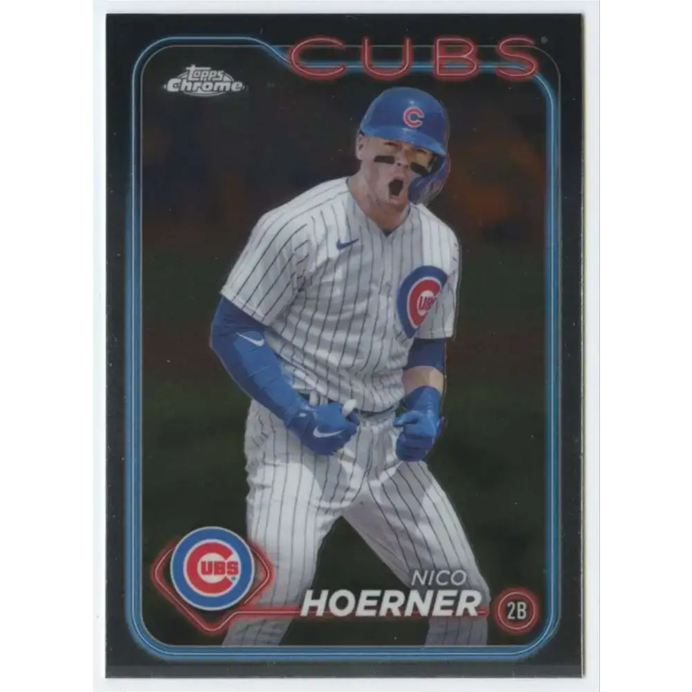 2024 Topps Chrome #141 Nico Hoerner NM-MT Chicago Cubs Baseball Card - Baseball Card Single