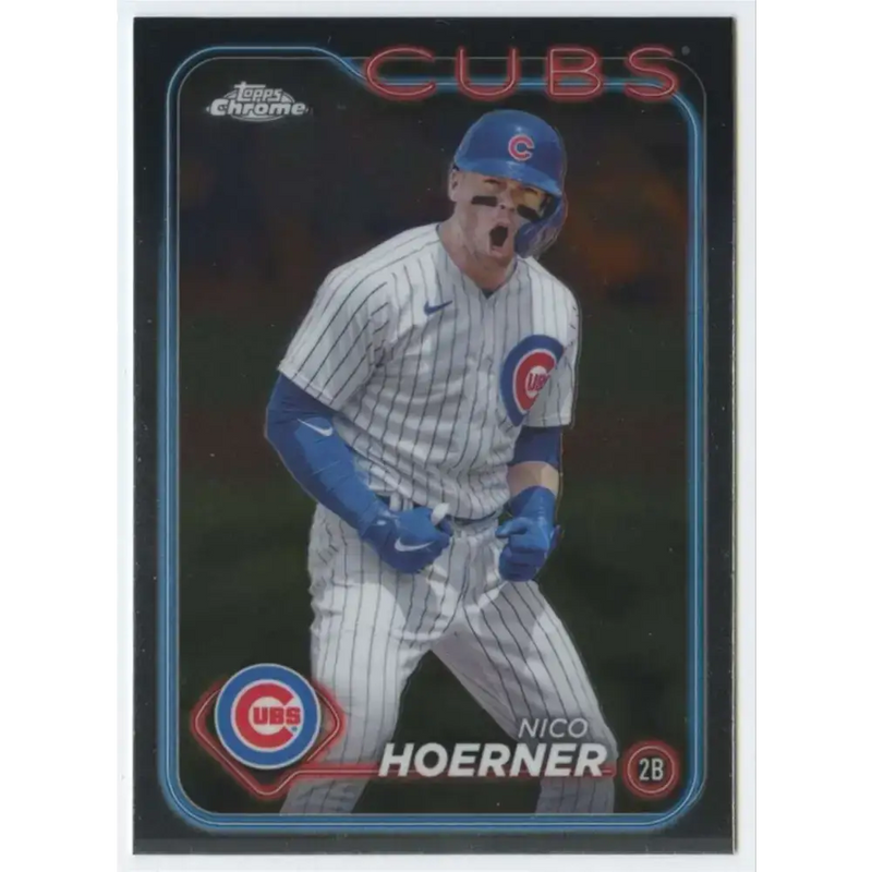 2024 Topps Chrome #141 Nico Hoerner NM-MT Chicago Cubs Baseball Card - Baseball Card Single