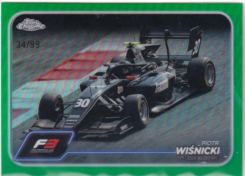 2024 TOPPS CHROME #144 PIOTR WISNICKI 34/99- RODIN MOTORSPORT