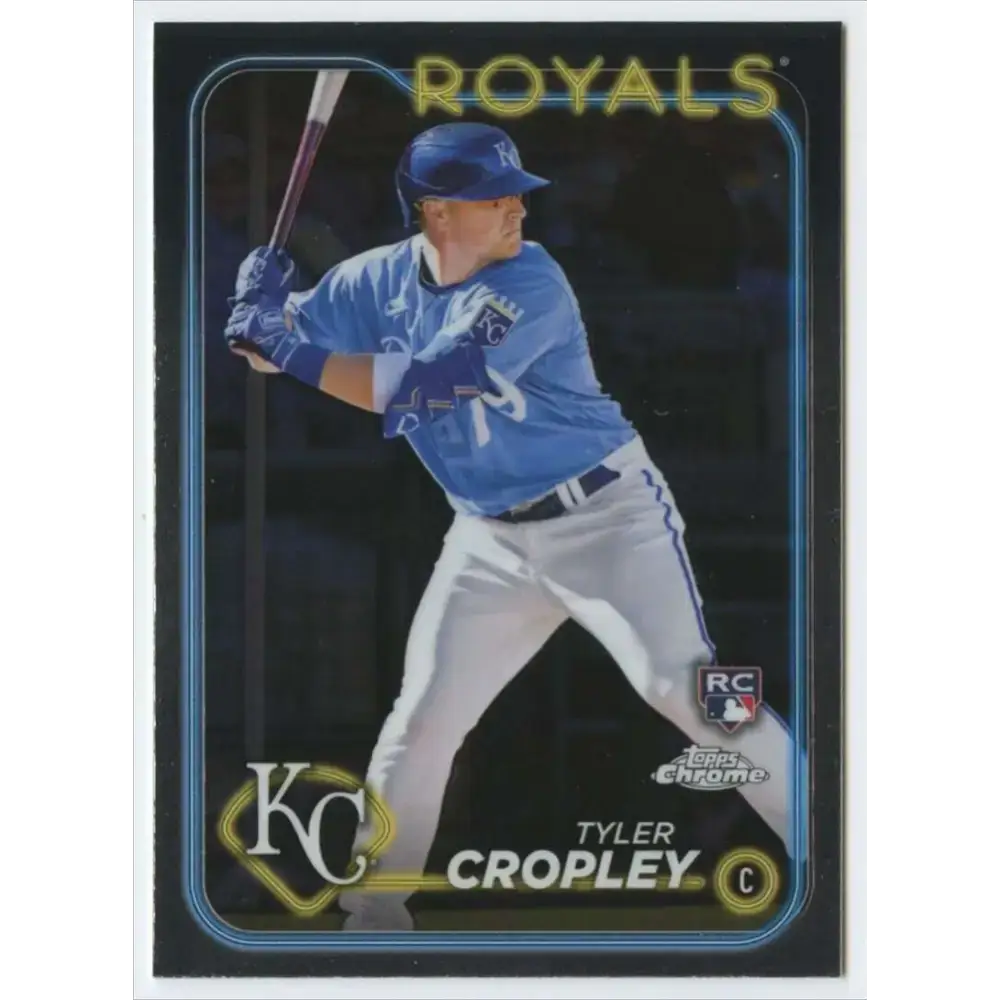 2024 Topps Chrome #148 Tyler Cropley NM-MT RC Rookie Kansas City Royals Baseball Card - Baseball Card Single