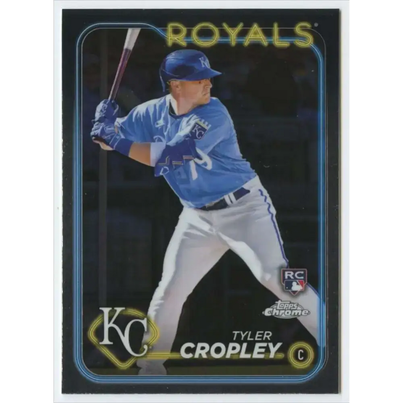 2024 Topps Chrome #148 Tyler Cropley NM-MT RC Rookie Kansas City Royals Baseball Card - Baseball Card Single