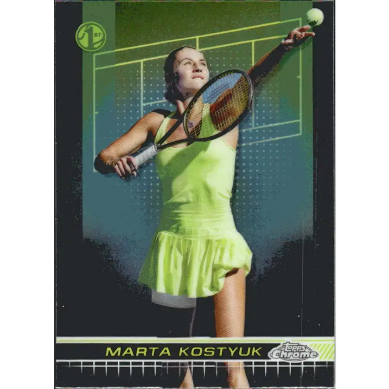 2024 Topps Chrome #149 Marta Kostyuk EX Excellent Tennis Card - Other