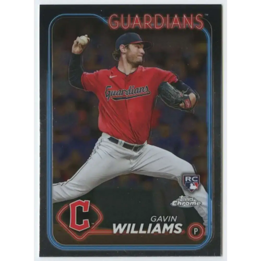 2024 Topps Chrome #15 Gavin Williams NM-MT RC Rookie Cleveland Guardians Baseball Card - Baseball Card Single