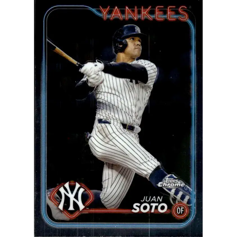 2024 Topps Chrome #150 Juan Soto NM-MT New York Yankees Baseball Card - Baseball Card Single