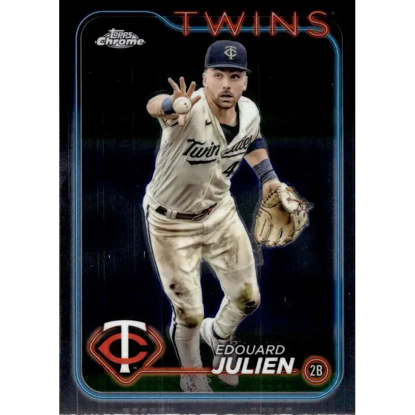 2024 Topps Chrome #152 Edouard Julien NM-MT Minnesota Twins Baseball Card - Baseball Card Single