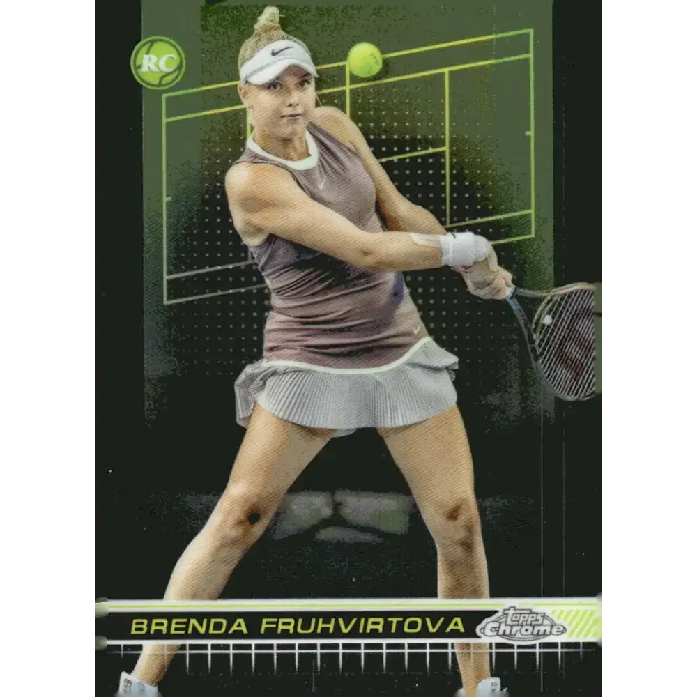 2024 Topps Chrome #156 Brenda Fruhvirtova EX Excellent RC Rookie Tennis Card - Tennis Card Single