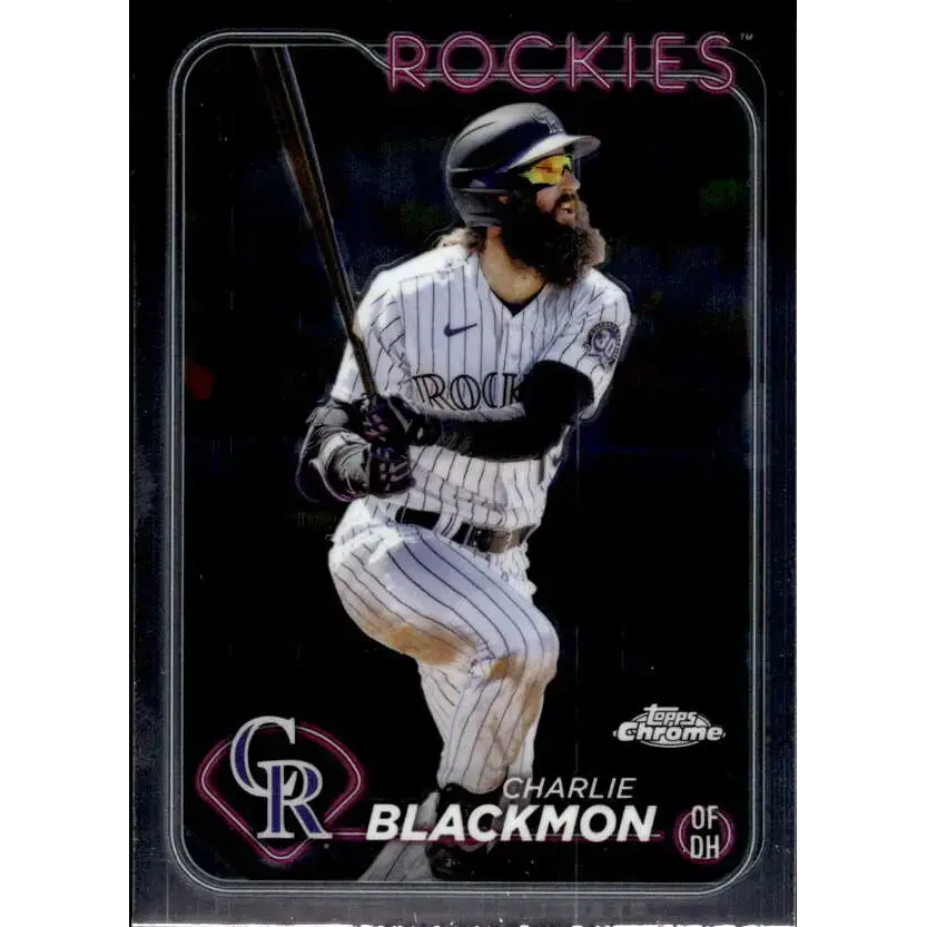 2024 Topps Chrome #157 Charlie Blackmon NM-MT Colorado Rockies Baseball Card - Baseball Card Single