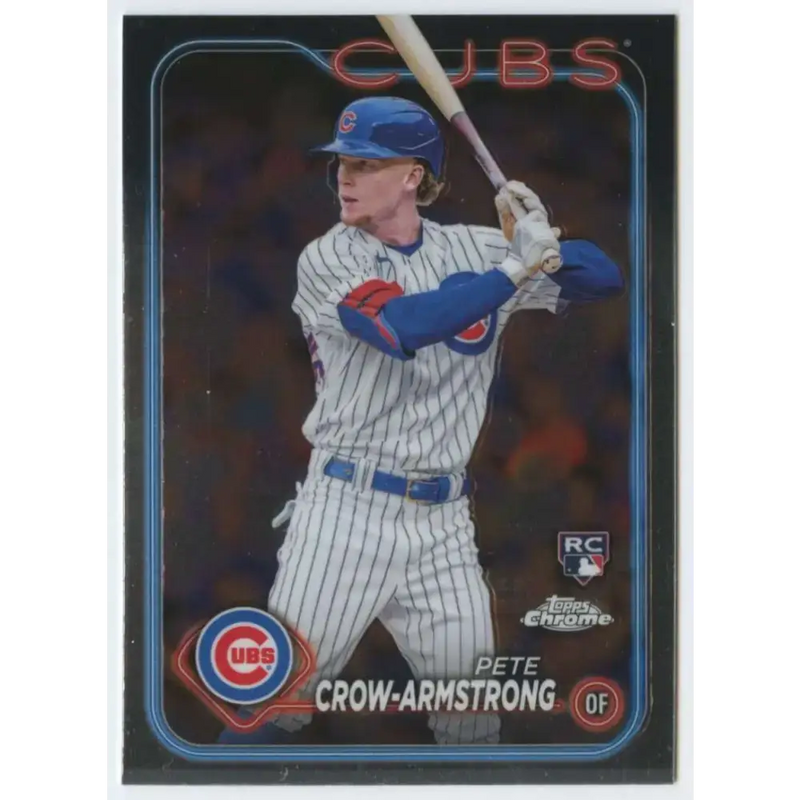 2024 Topps Chrome #16 Pete Crow-Armstrong NM-MT RC Rookie Chicago Cubs Baseball Card - Baseball Card Single