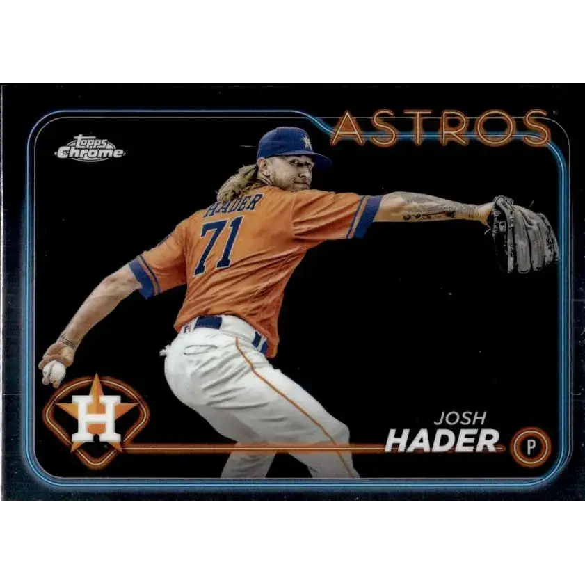 2024 Topps Chrome #162 Josh Hader NM-MT Houston Astros Baseball Card - Baseball Card Single