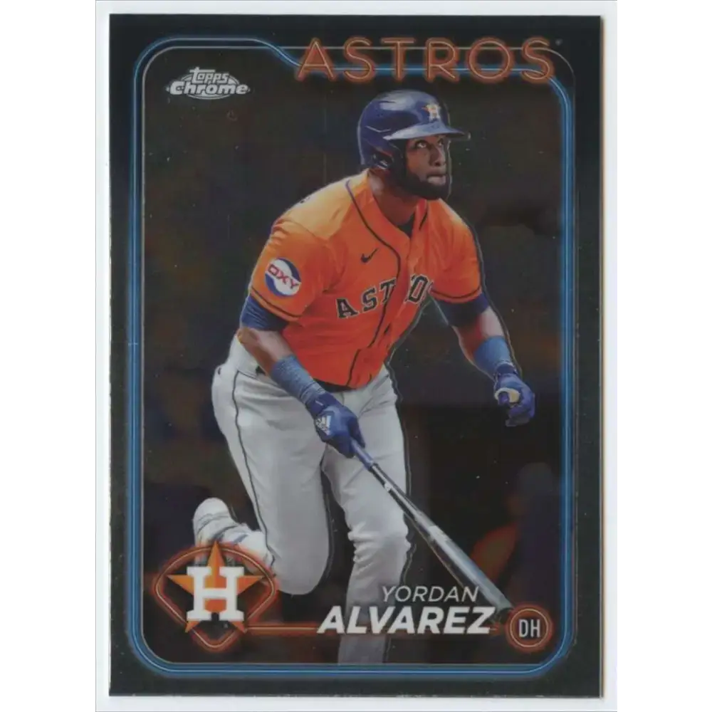 2024 Topps Chrome #170 Yordan Alvarez NM-MT Houston Astros Baseball Card - Baseball Card Single