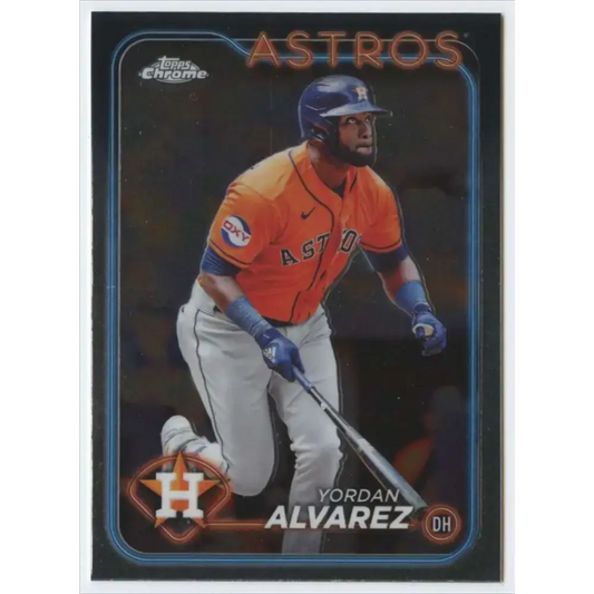 2024 Topps Chrome #170 Yordan Alvarez NM-MT Houston Astros Baseball Card - Baseball Card Single