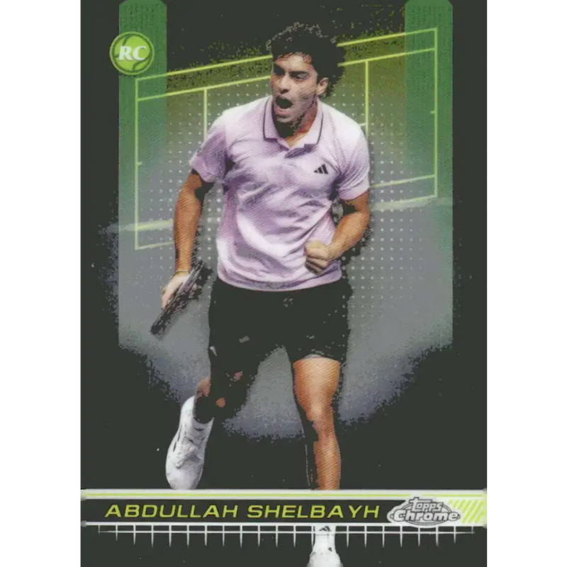 2024 Topps Chrome #172 Abdullah Shelbayh EX Excellent RC Rookie Tennis Card - Other