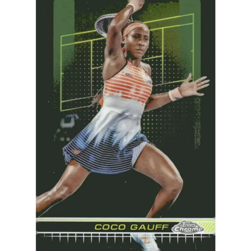 2024 Topps Chrome #177 Coco Gauff EX Excellent Tennis Card - Other