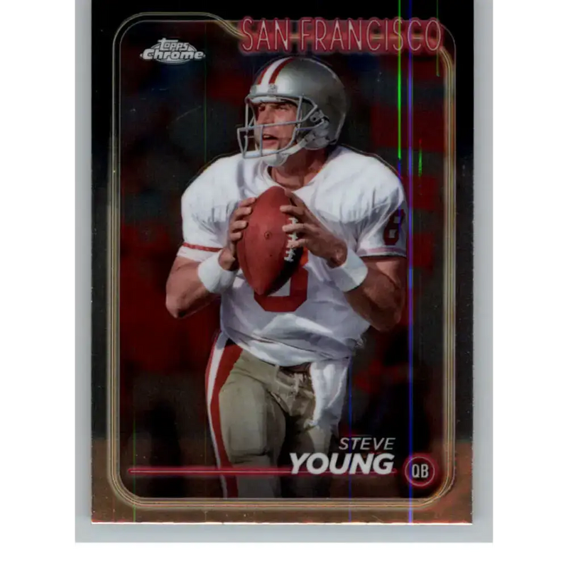 2024 Topps Chrome #178 Steve Young NM-MT San Francisco 49ers Football Card - Football Card Single