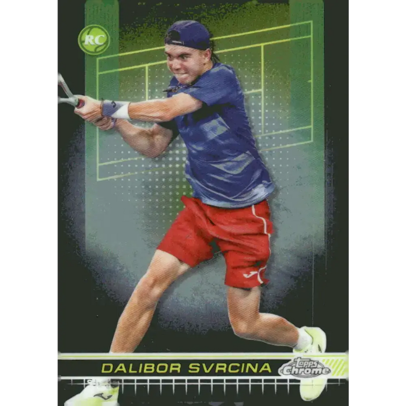 2024 Topps Chrome #182 Dalibor Svrcina EX Excellent RC Rookie Tennis Card