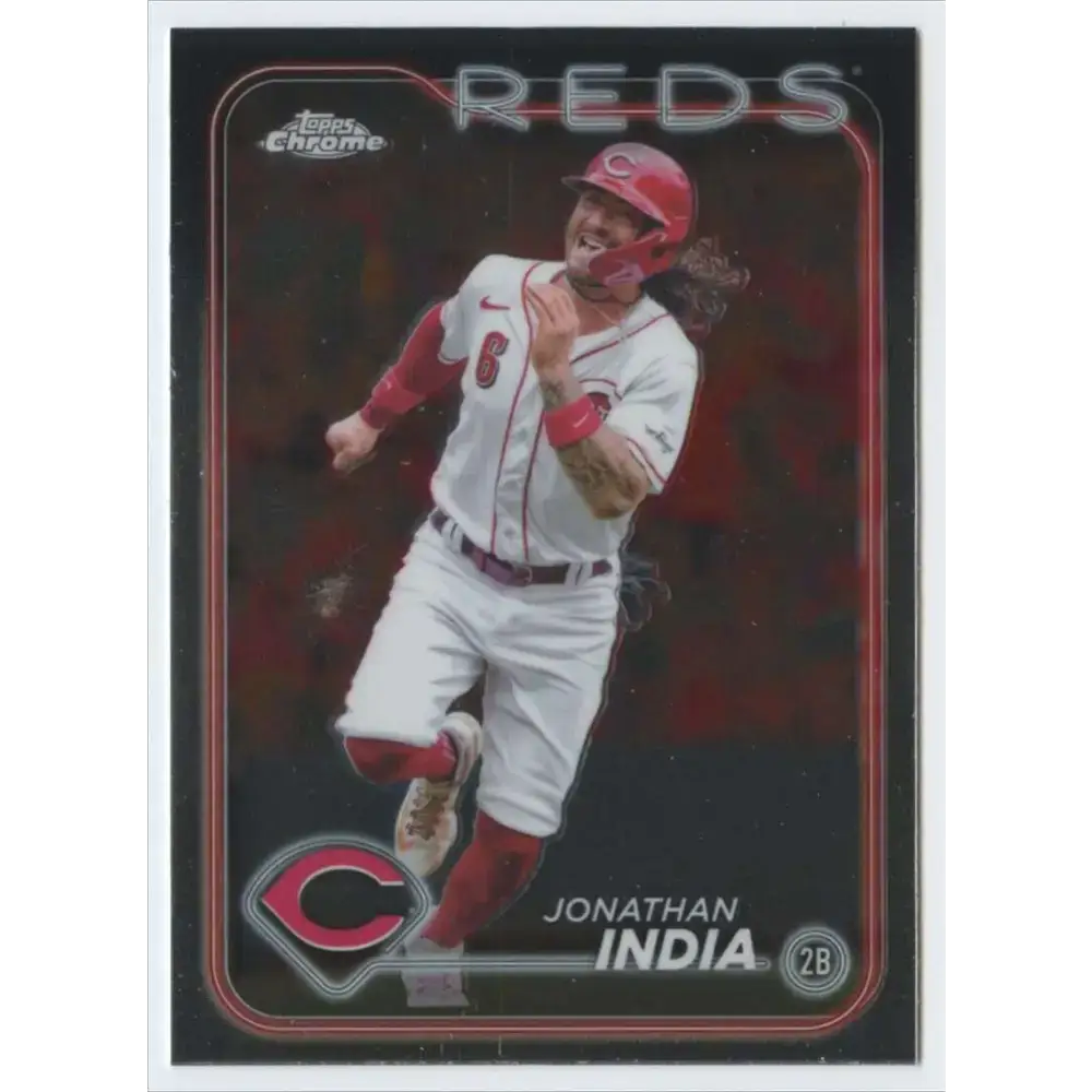 2024 Topps Chrome #185 Jonathan India NM-MT Cincinnati Reds Baseball Card - Baseball Card Single