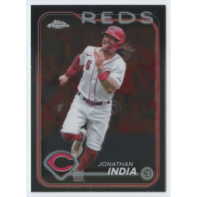 2024 Topps Chrome #185 Jonathan India NM-MT Cincinnati Reds Baseball Card - Baseball Card Single