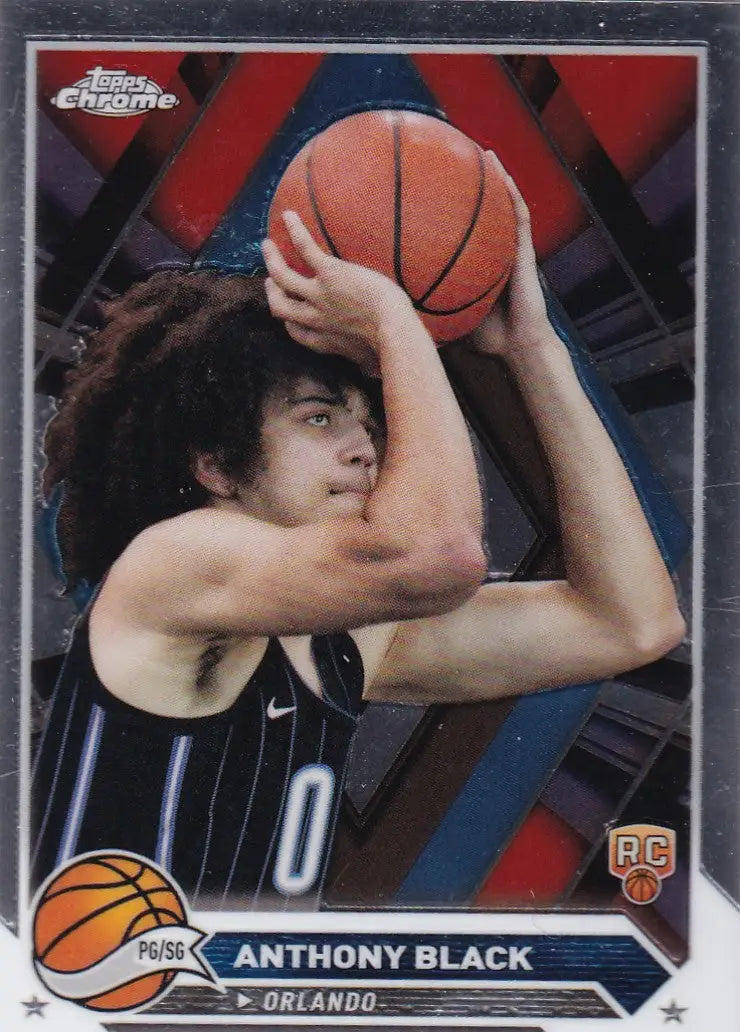 2024 TOPPS CHROME #186 ANTHONY BLACK- ORLANDO MAGIC