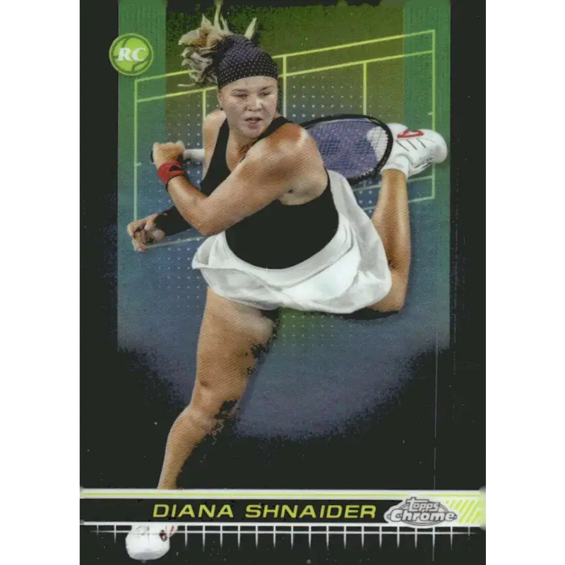 2024 Topps Chrome #188 Diana Shnaider EX Excellent RC Rookie Tennis Card - Tennis Card Single