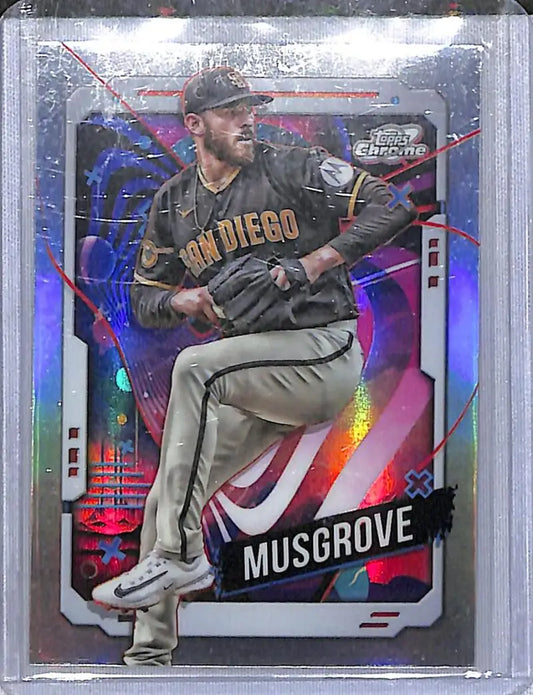 2024 Topps Chrome #188 Joe Musgrove NM-MT San Diego Padres - Baseball Card Single