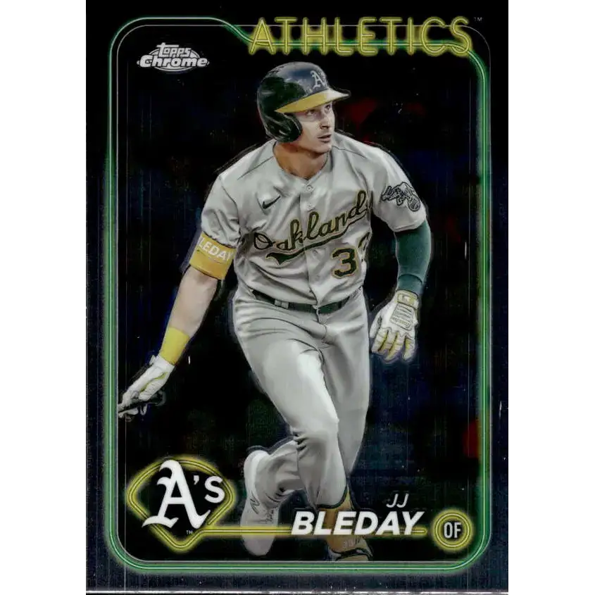 2024 Topps Chrome #190 JJ Bleday NM-MT Oakland Athletics Baseball Card - Baseball Card Single