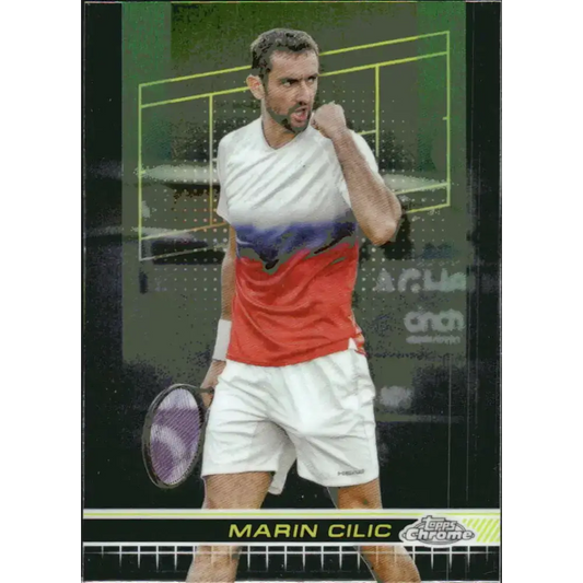 2024 Topps Chrome #190 Marin Cilic EX Excellent Tennis Card - Tennis Card Single