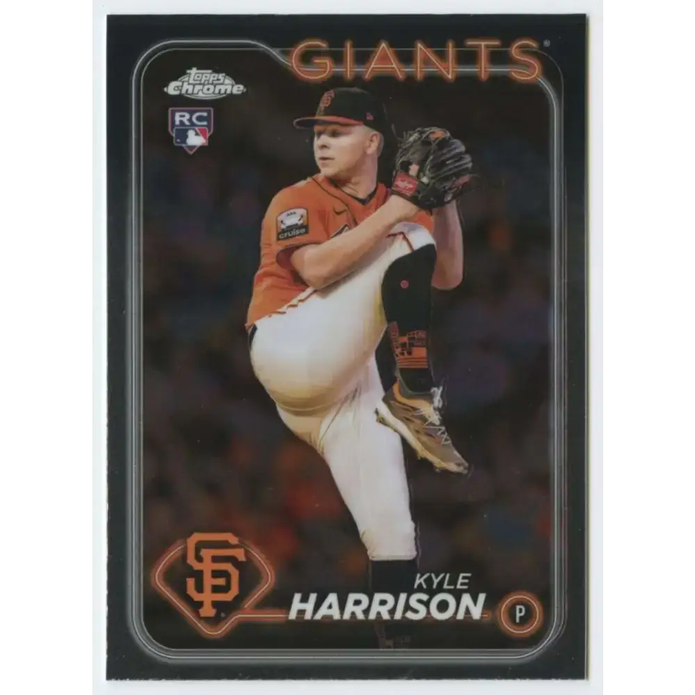 2024 Topps Chrome #191 Kyle Harrison NM-MT RC Rookie San Francisco Giants Baseball Card - Baseball Card Single