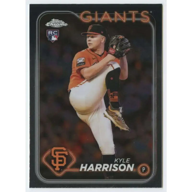 2024 Topps Chrome #191 Kyle Harrison NM-MT RC Rookie San Francisco Giants Baseball Card - Baseball Card Single