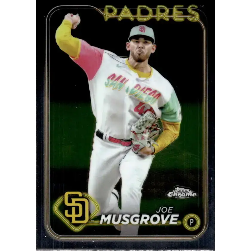 2024 Topps Chrome #192 Joe Musgrove NM-MT San Diego Padres Baseball Card - Baseball Card Single