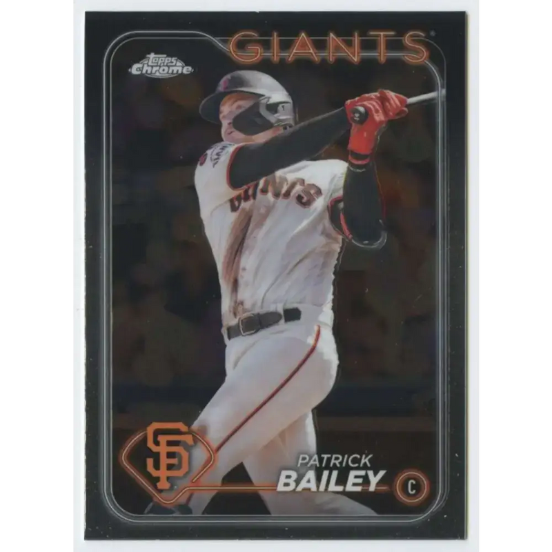 2024 Topps Chrome #194 Patrick Bailey NM-MT San Francisco Giants Baseball Card - Baseball Card Single