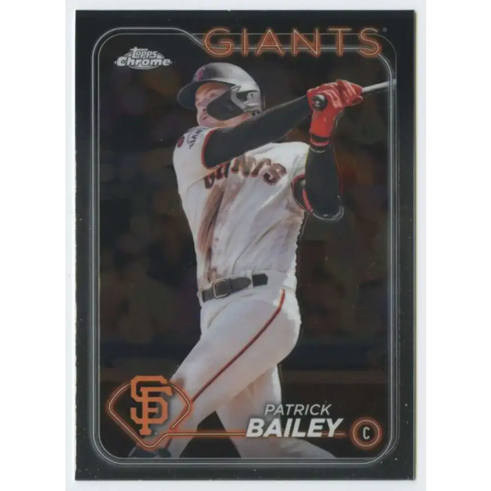 2024 Topps Chrome #194 Patrick Bailey NM-MT San Francisco Giants Baseball Card - Baseball Card Single