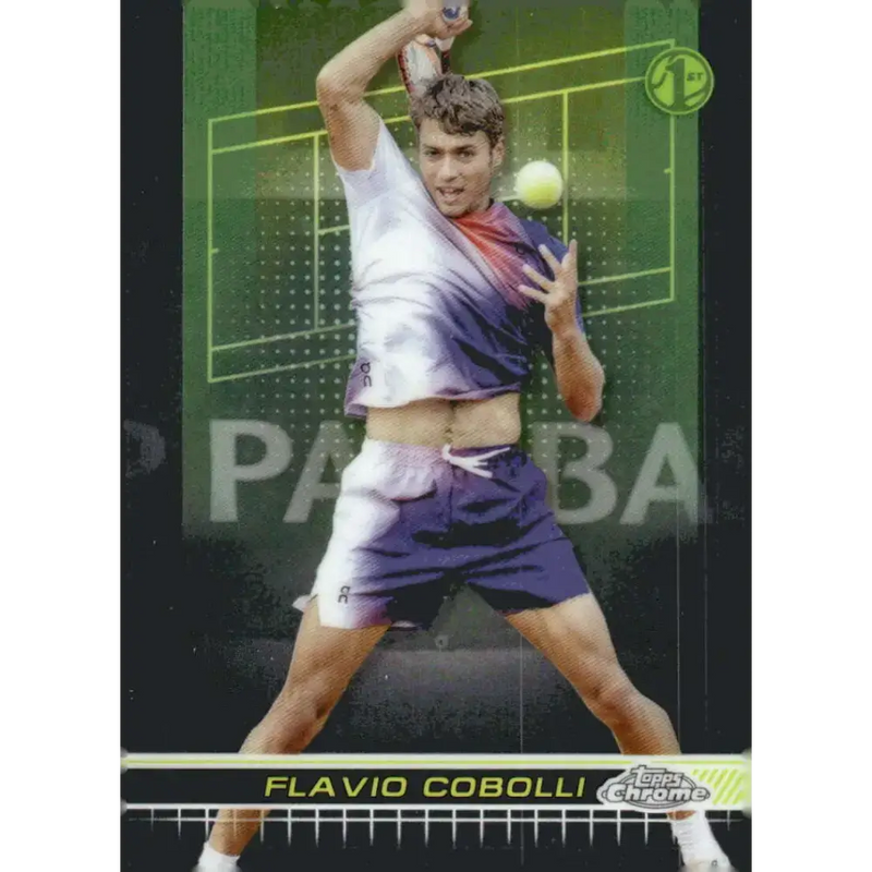 2024 Topps Chrome #196 Flavio Cobolli EX Excellent Tennis Card