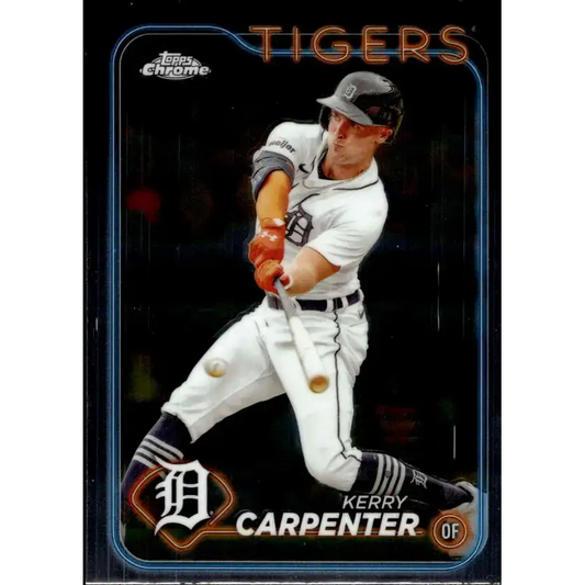 2024 Topps Chrome #196 Kerry Carpenter NM-MT Detroit Tigers Baseball Card - Baseball Card Single