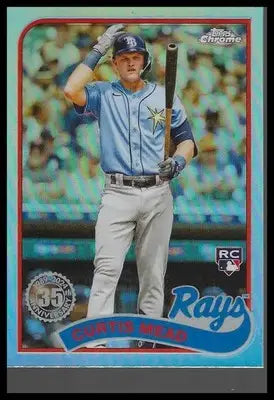 2024 Topps Chrome 1989 Topps Baseball 35th Anniversary #89CB-20 Curtis Mead - Baseball Card Single