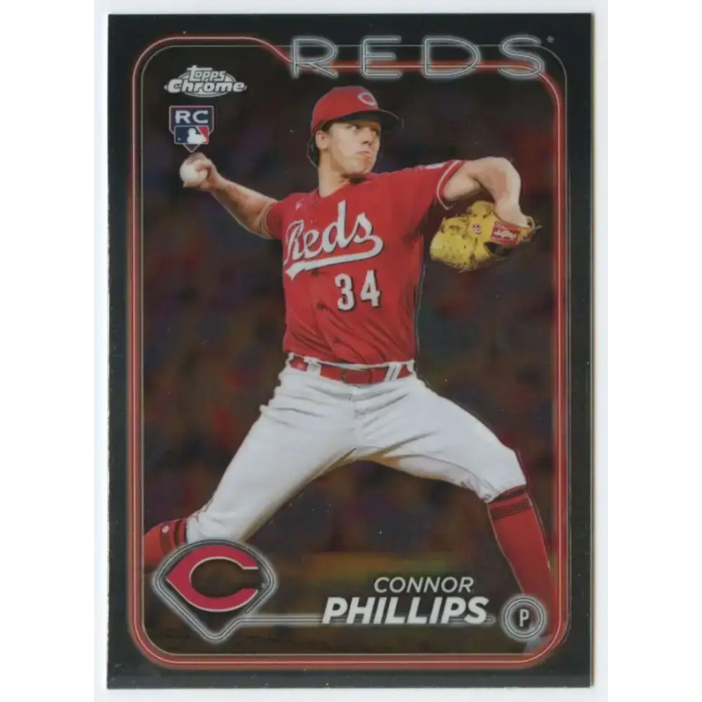 2024 Topps Chrome #20 Connor Phillips NM-MT RC Rookie Cincinnati Reds Baseball Card - Baseball Card Single