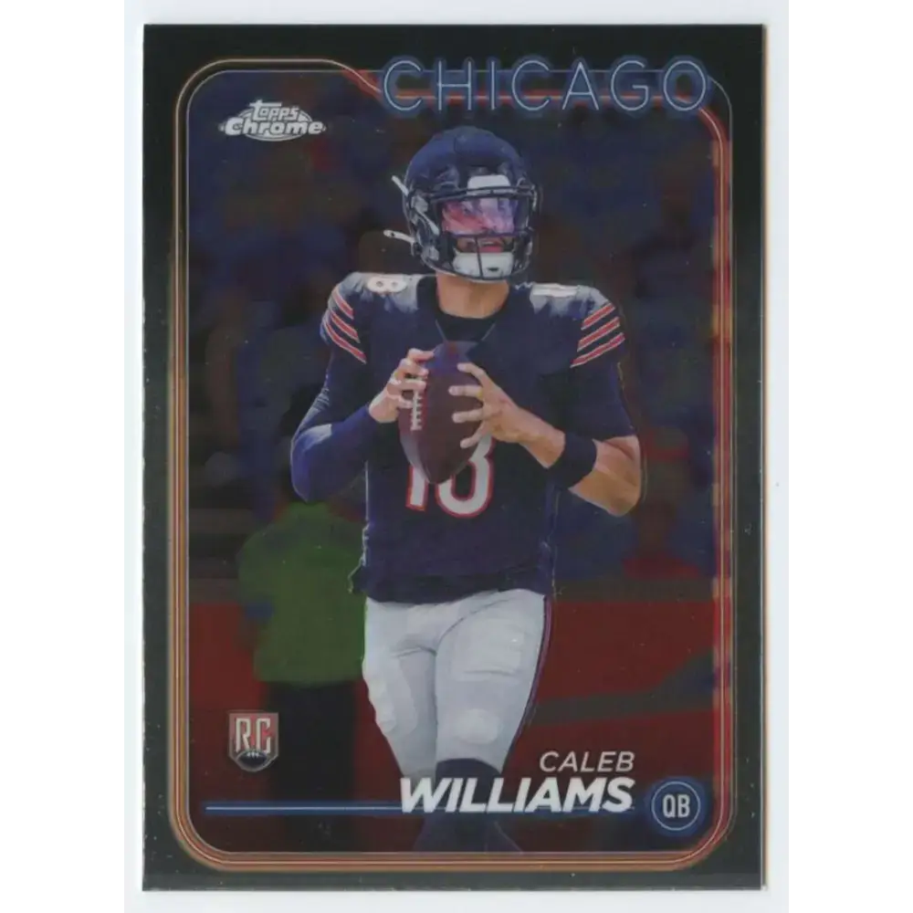 2024 Topps Chrome #202 Caleb Williams NM-MT RC Rookie Chicago Bears Football Card - Football Card Single