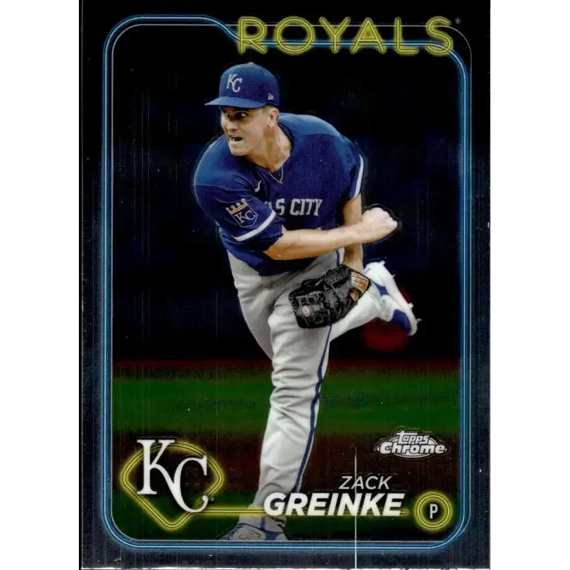 2024 Topps Chrome #202 Zack Greinke NM-MT Kansas City Royals Baseball Card - Baseball Card Single