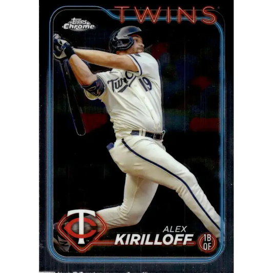 2024 Topps Chrome #206 Alex Kirilloff NM-MT Minnesota Twins Baseball Card - Baseball Card Single