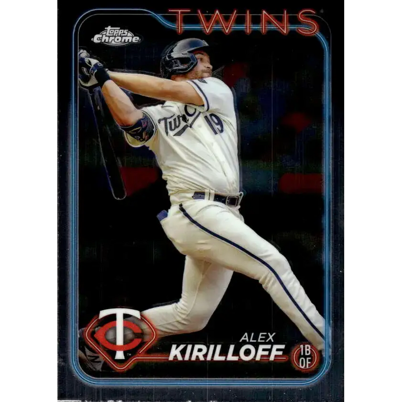 2024 Topps Chrome #206 Alex Kirilloff NM-MT Minnesota Twins Baseball Card - Baseball Card Single