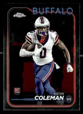 2024 Topps Chrome #209 Keon Coleman - Football Card Single