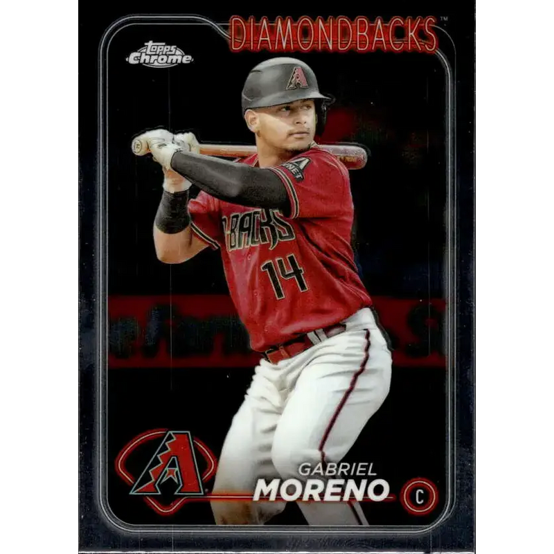2024 Topps Chrome #21 Gabriel Moreno NM-MT Arizona Diamondbacks Baseball Card - Baseball Card Single