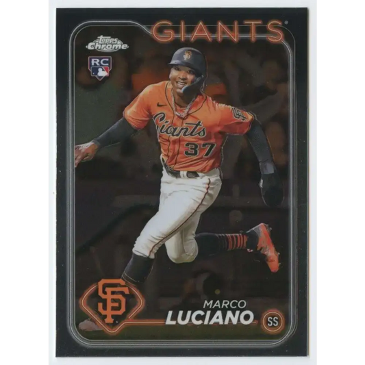 2024 Topps Chrome #210 Marco Luciano NM-MT RC Rookie San Francisco Giants Baseball Card - Baseball Card Single