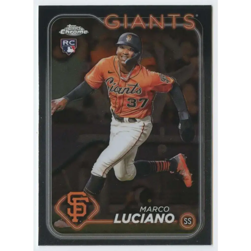 2024 Topps Chrome #210 Marco Luciano NM-MT RC Rookie San Francisco Giants Baseball Card - Baseball Card Single