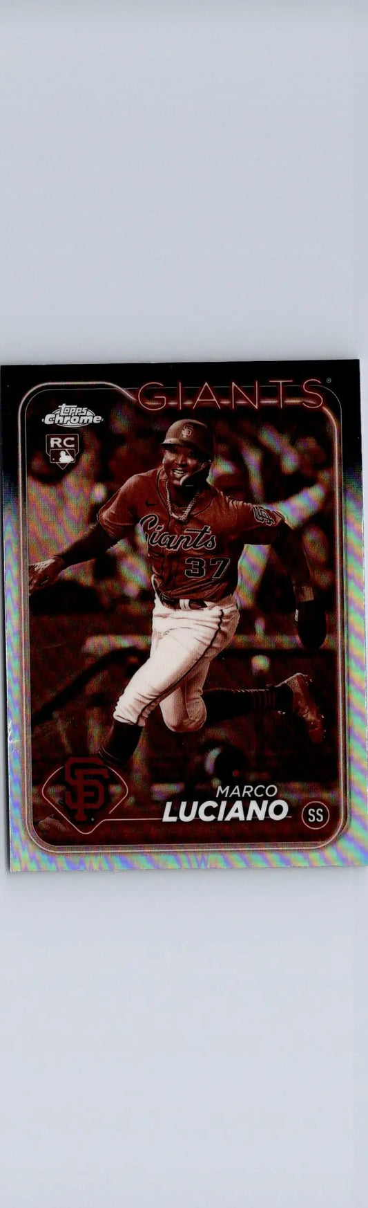 2024 Topps Chrome #210 Marco Luciano Sepia Refractors - Baseball Card Single